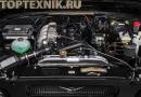 UAZ Hunter-Motor Benzin-, Dieselmotor UAZ Hanter technische Eigenschaften Eigenschaften des Fahrgestells des UAZ 